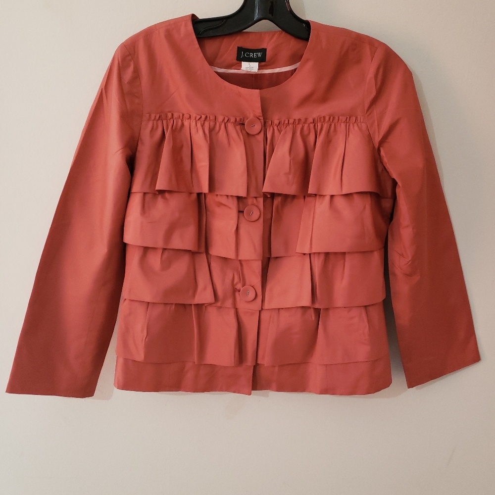 J.Crew Ruffle Blazer